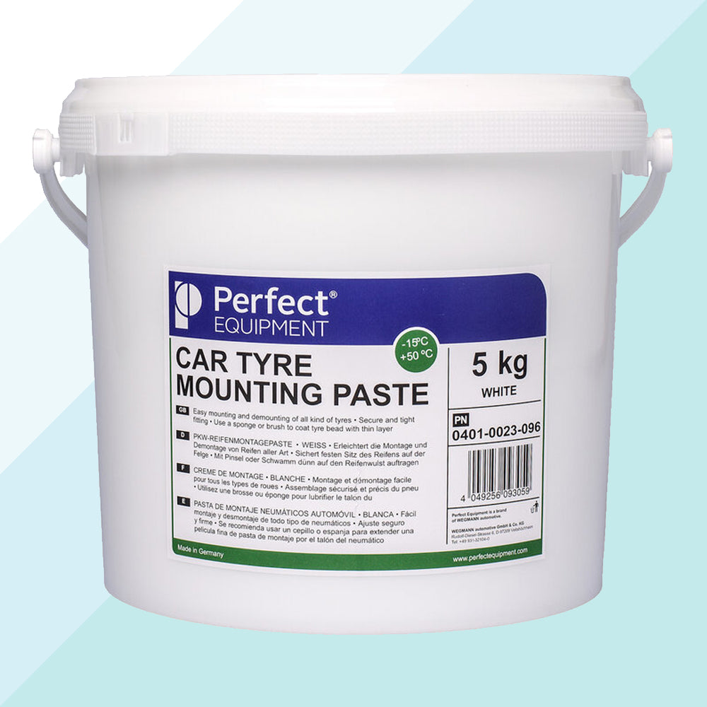 Wegmann 0401-0023-096 Pasta Montaggio Pneumatici Bianca per Gomme Auto e Moto 5 Kg (9886641389905)