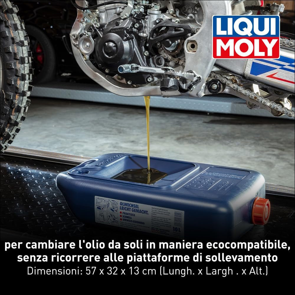 Liqui Moly 7055 Tanica per il Cambio Olio Motore Capienza 10 Litri con Vite Sfiato (8702652350801)