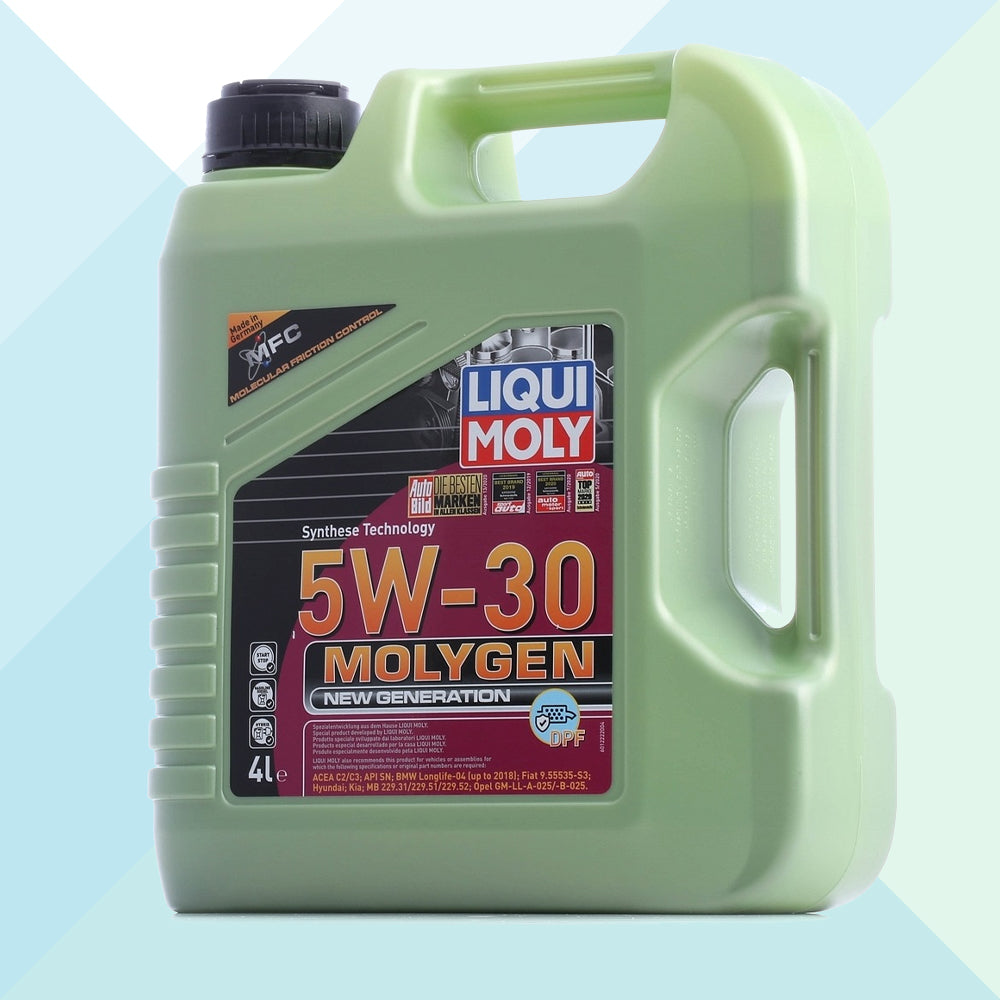Liqui Moly 21225 Olio Motore Auto 5w30 Molygen New Generation C2/C3 4 Litri (7879295271132)