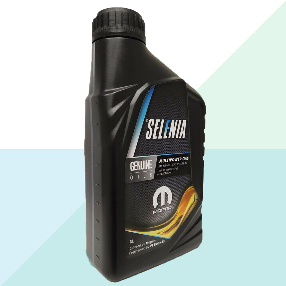 Selenia Olio Motore Originale 5W40 Multipower Gas Pure Energy Metano 1 Litro 14161639 (6015704203422)