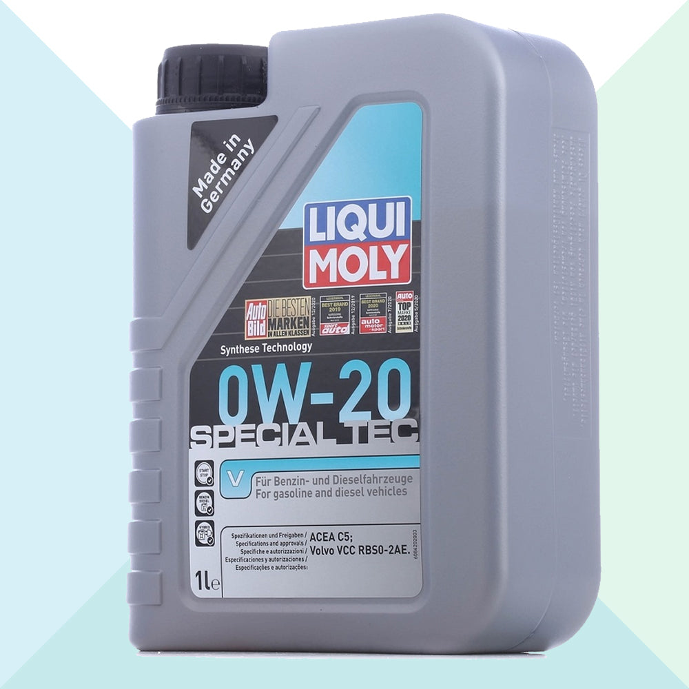 Liqui Moly 20631 Special Tec V 0W20 Acea C5 Volvo VCC RBS0-A Olio Motore Auto 1 Lt (7940955603164)