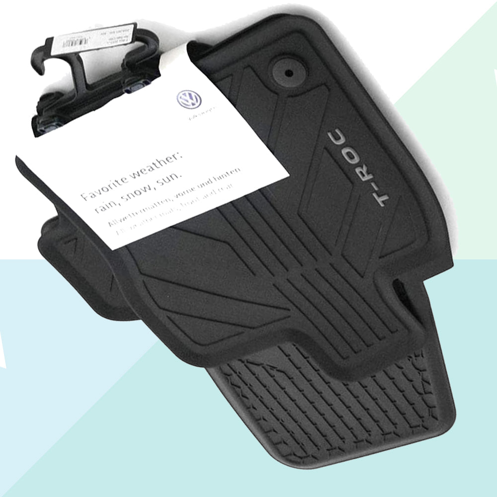 Tappetini gomma Volkswagen T-Roc Anteriori e Posteriori Originali 2GA06150082V (7895007756508)