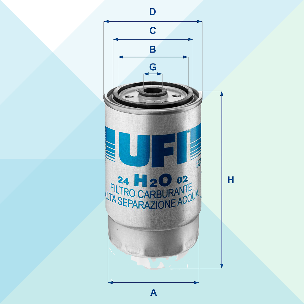 Ufi Filtro Carburante Fiat 24.H2O.02 (7871141707996)