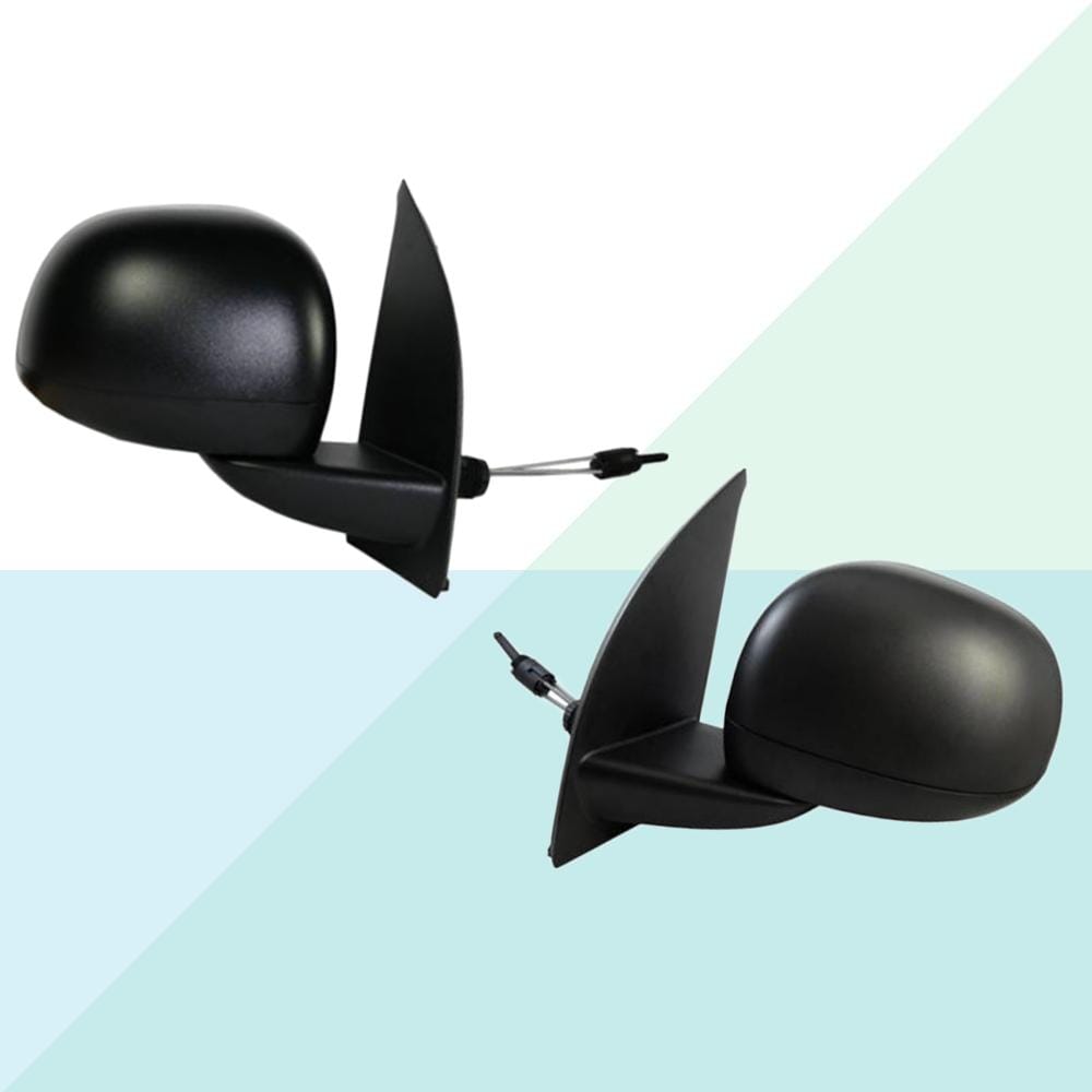 Specchietti Retrovisori Completi Sx & Dx Meccanico Nero Fiat Panda 169 99210+99220 (6015393497246)