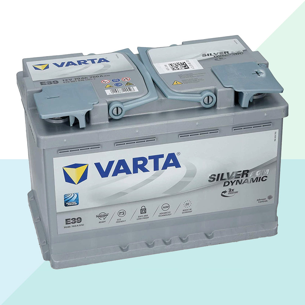 Batteria Auto Varta E39 Silver Dynamic AGM Start & Stop 70 Ah 12V