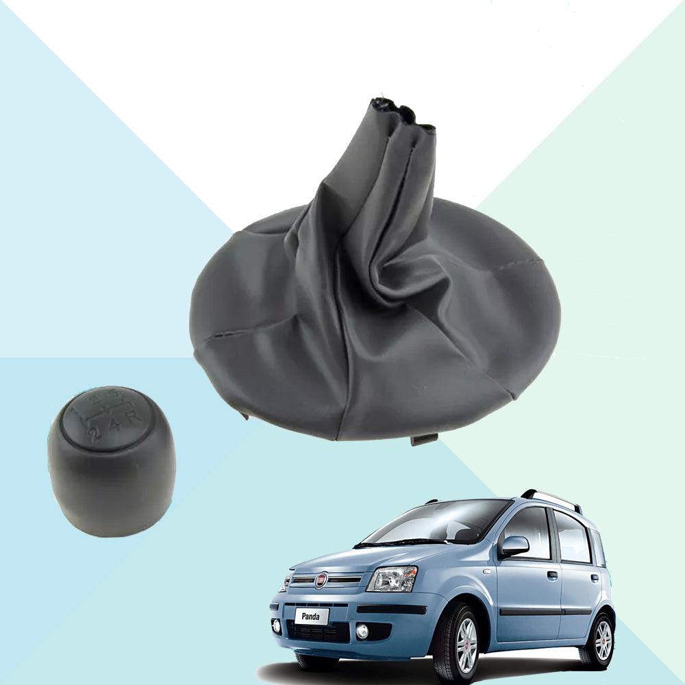 Kit Completo Pomello Leva Cambio & Cuffia 5 Marce Panda 169 2003 - 2011 (6664126496926)