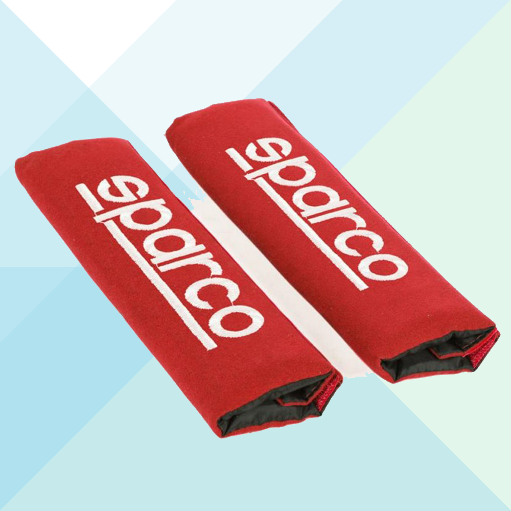 Sparco Cuscini Passacintura Rossi Con Ricamo SPC1204RD (7430790611164)