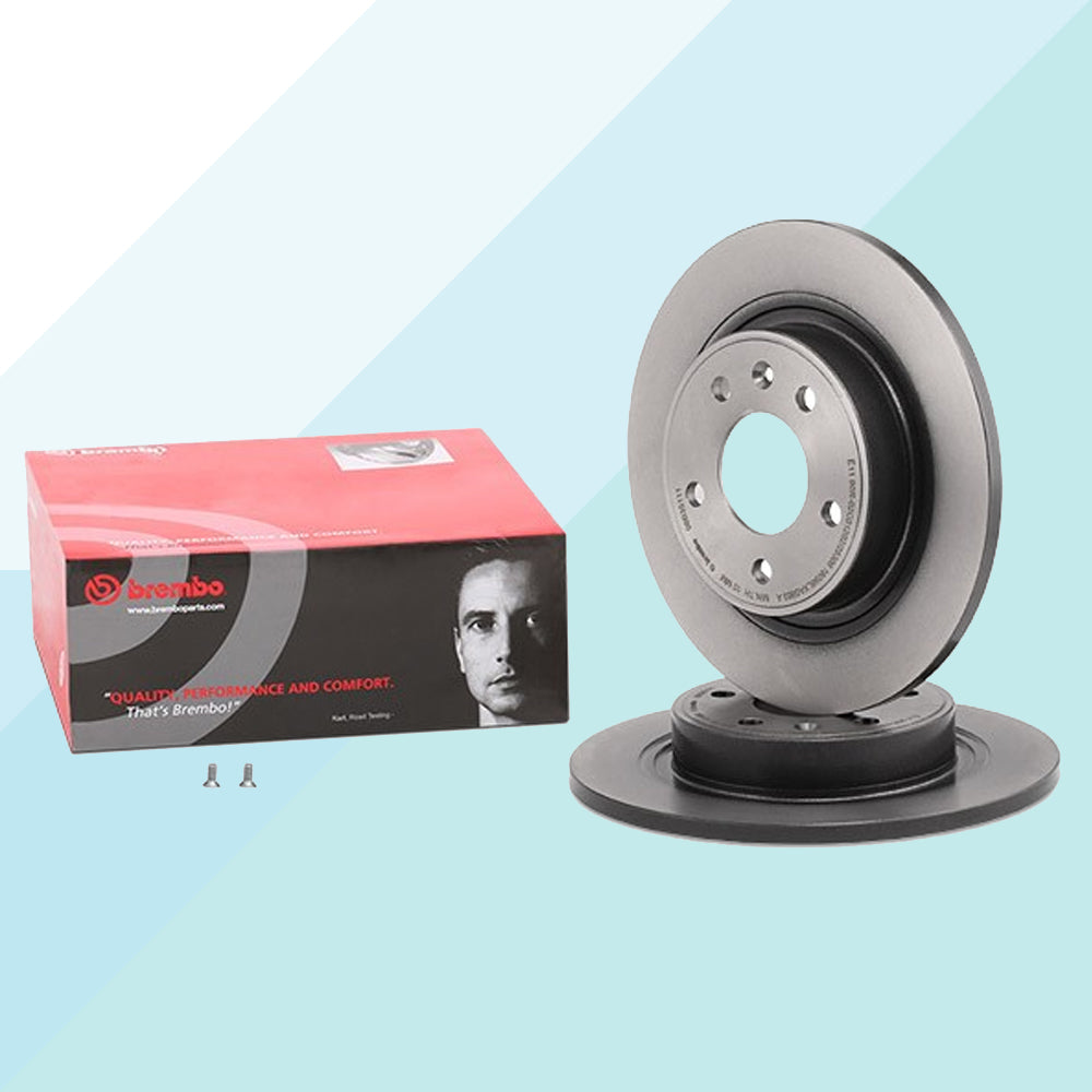 Brembo Coppia Dischi Freno Coated Disc Line Posteriori 08.B351.11 (5901466566814)