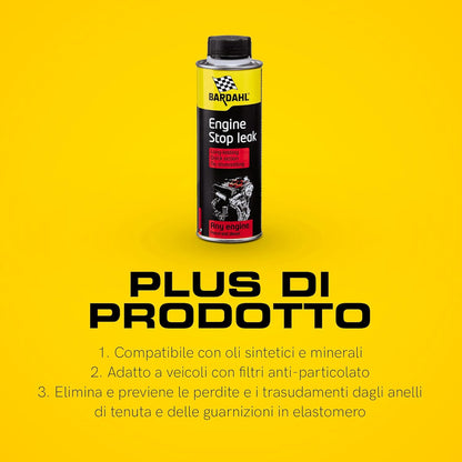 Bardahl Engine Stop Leak Additivo Stop Perdite Olio Motore 300 ml 145023 (5671807484062)