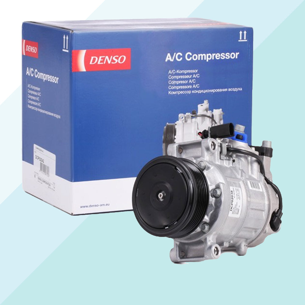 Denso Compressore Climatizzatore Aria Condizionata Originale Audi A4 DCP02038 (6071704715422)