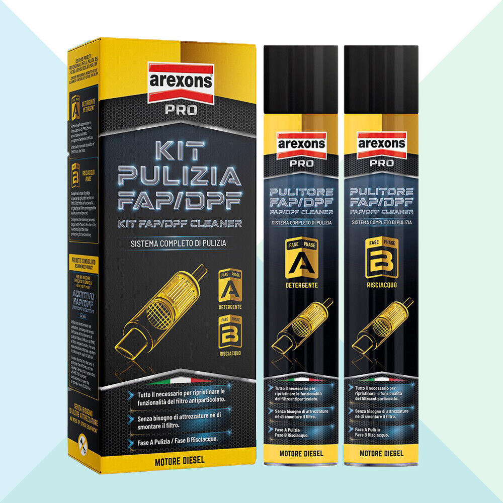 Arexons Kit Lavaggio/Pulizia Marmitta FAP/DPF & Filtro Antiparticolato 3705 (6084330684574)