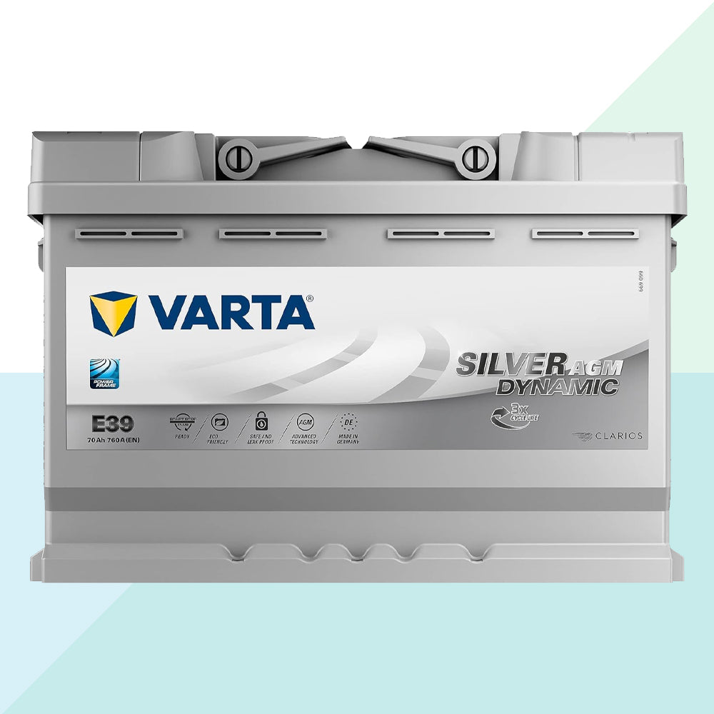 Varta A7 570901076 Batteria Auto Silver Dynamic 12V 70Ah 760A B13 Batteria AGM Start & Stop (6669826195614)