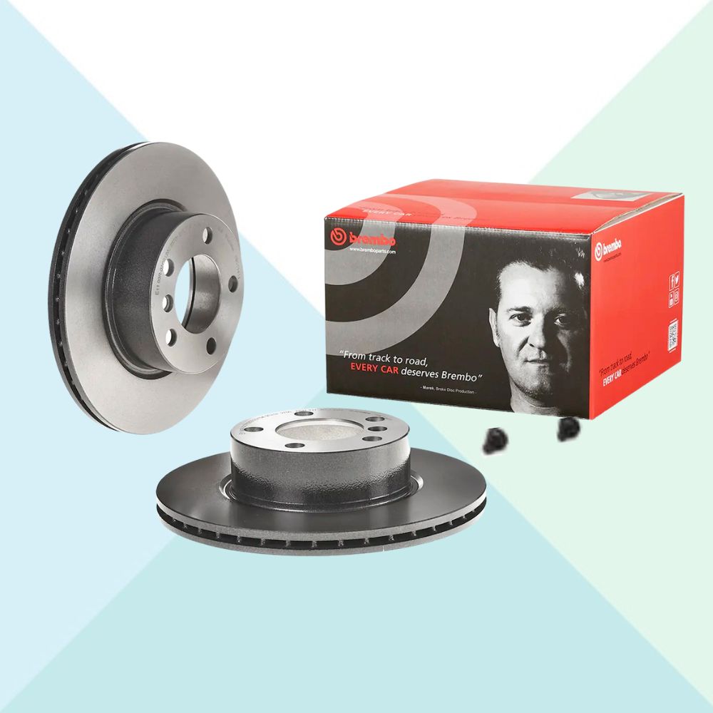 Brembo 09.C114.11 Kit Dischi Freno Ventilati Anteriori per BMW (9980691808593)