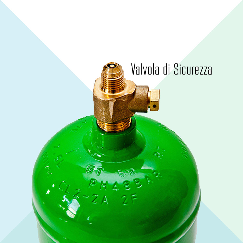 Kryon Bombola Gas Kryon R407C 850gr / 1LT Refrigerante Climatizzatori Domestici (8995404808529)