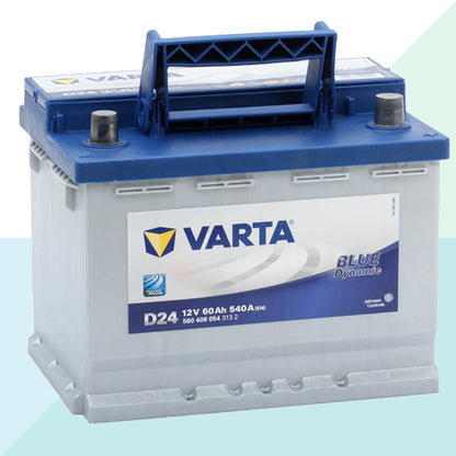Varta Batteria Auto 60AH D24 Blue Dynamic 540A Spunto Polo Positivo a Destra 560408054 (6015758532766)
