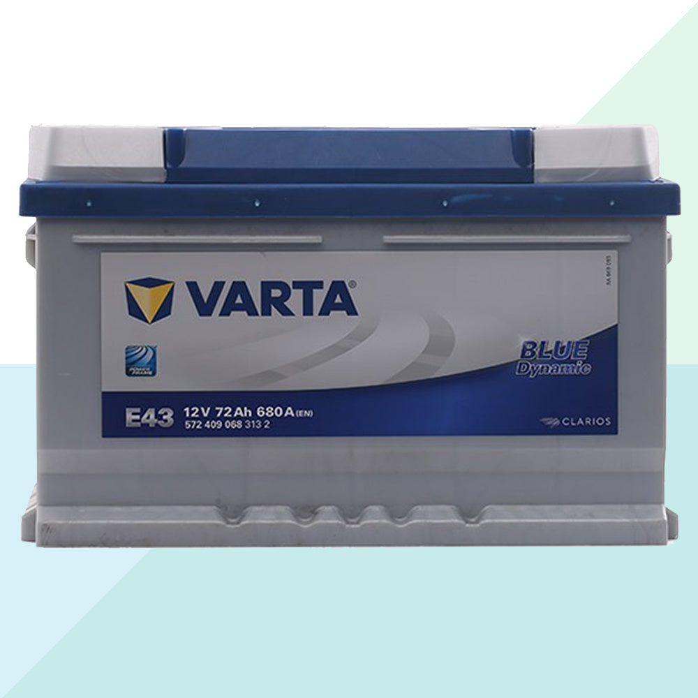 Varta Batteria Auto 72AH E43 Blue Dynamic 680A Spunto Polo Positivo a Destra 572409068 (7970289320156)