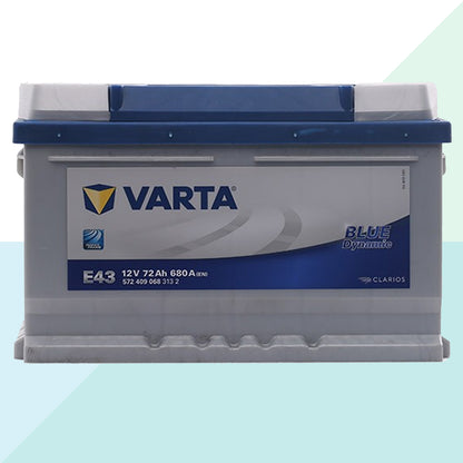 Varta Batteria Auto 72AH E43 Blue Dynamic 680A Spunto Polo Positivo a Destra 572409068 (7970289320156)