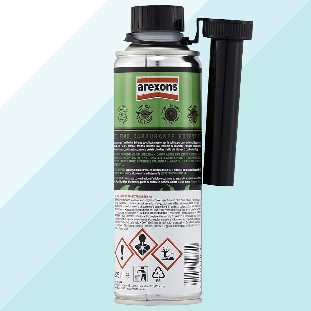 Arexons Extreme Benzina PRO Additivo Aumenta Prestazioni Pulizia Motore 9674 (6084282286238)