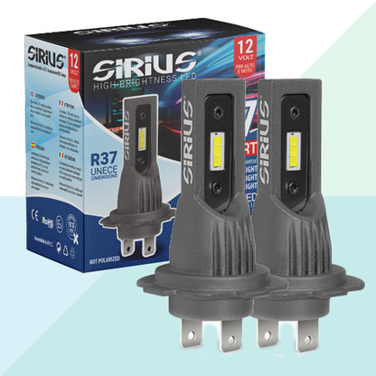 Sirius Coppia Lampade Led H7 12V Canbus Auto Moto 6000K XLH7SHORT (6055836647582)