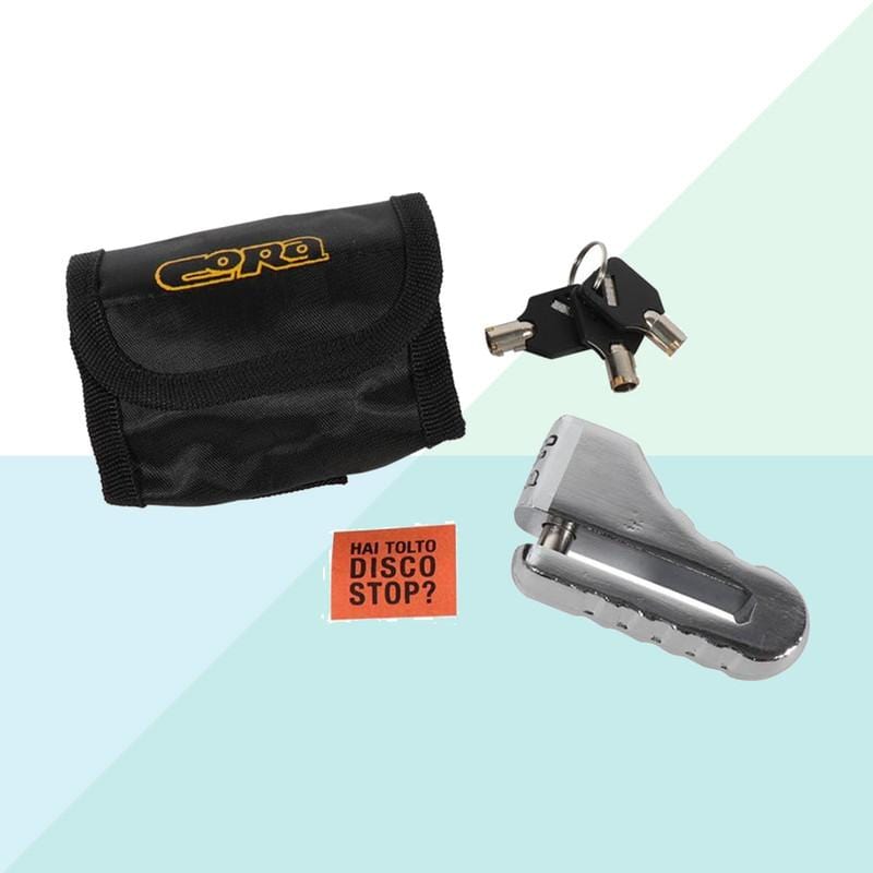 Cora Blocca Freno a Disco Cromato Per Moto e Maxi Moto 000102997 (5903546941598)