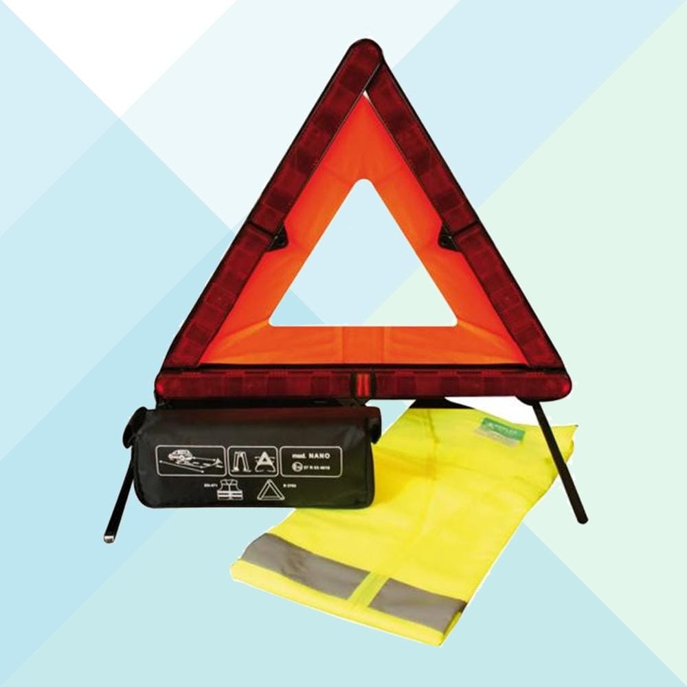 Cora Kit Sicurezza Omologato Triangolo Auto Ferma Con Gilet Alta Visibilità 000126908 (6059674763422)