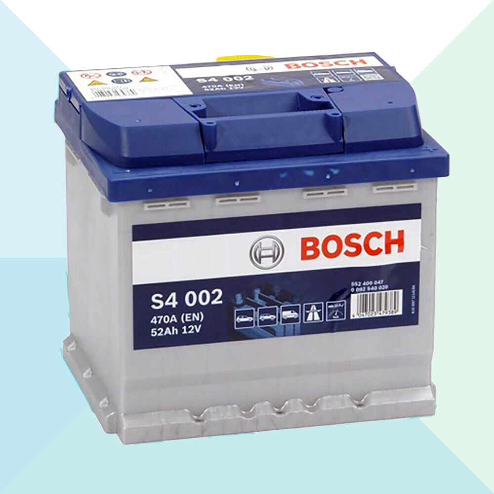 Bosch Batteria Auto 52AH Silver S4002 470A Spunto Polo Positivo a Destra 0092S40020 (6025471918238)