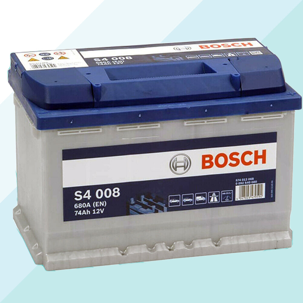 Bosch Batteria Auto 74AH Silver S4008 680A Spunto Polo Positivo a Destra 0092S40080 (6041602326686)