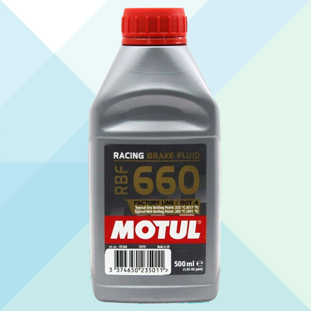 Motul Olio Freni RBF 660 Dot 4 FL Racing Brake Fluid Auto Moto 100% Synt 500ml 101666 (7639643979996)