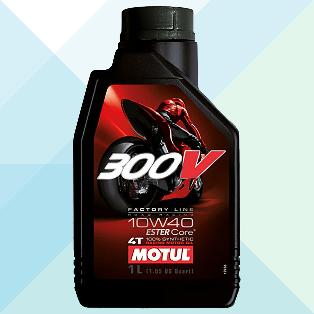 Motul Olio Motore Moto 300V 4T 10W40 Factory Line Road Racing 100% Synt 1lt 104118 (7718858424540)