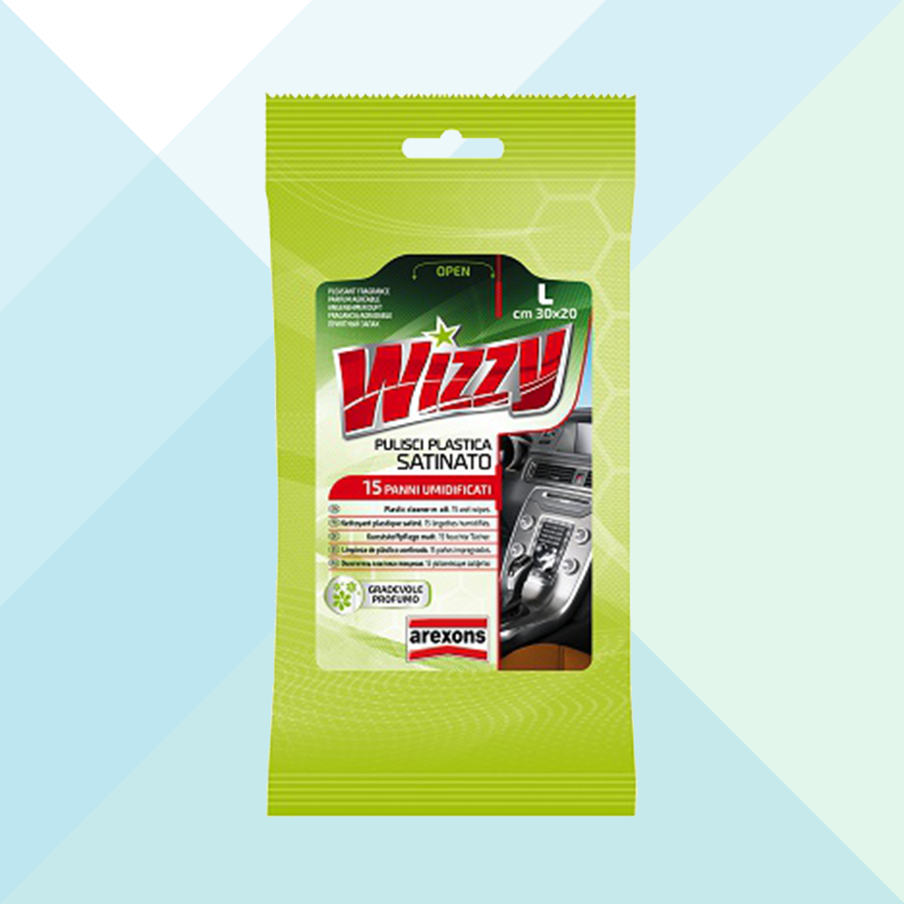 Arexons Wizzy Pulisci Plastica Satinato 15 Panni 1921 (6100978892958)