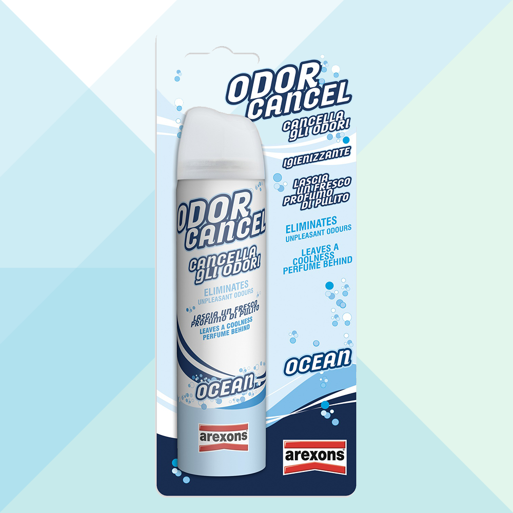 Arexons Igienizzante Spray per Auto "Odor Cancel" Profumazione "Ocean " 75 1925 (6092422807710)