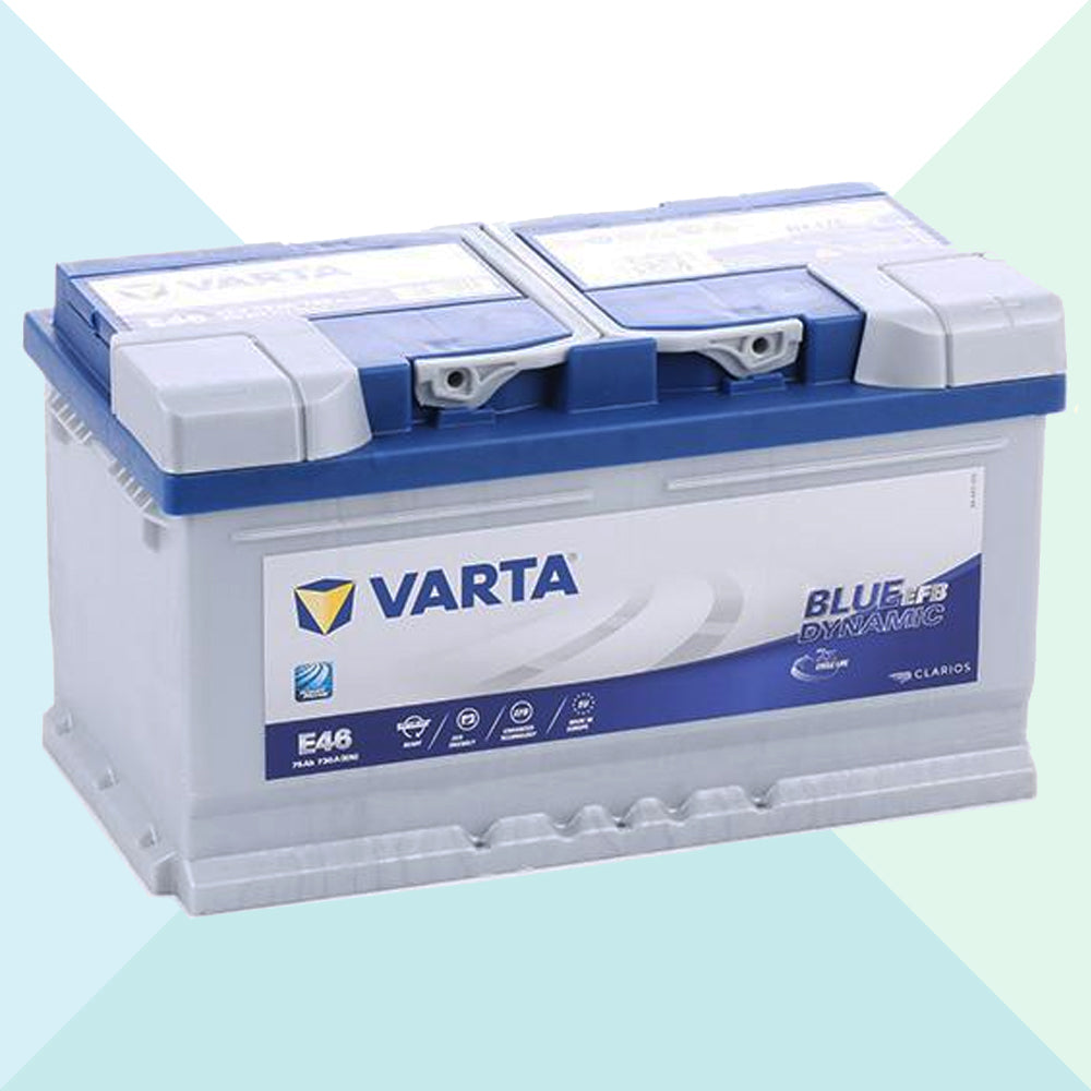 Varta Batteria Auto E46 EFB 75 AH 730A Start & Stop Blue Dynamic 575500073 (7968971358428)