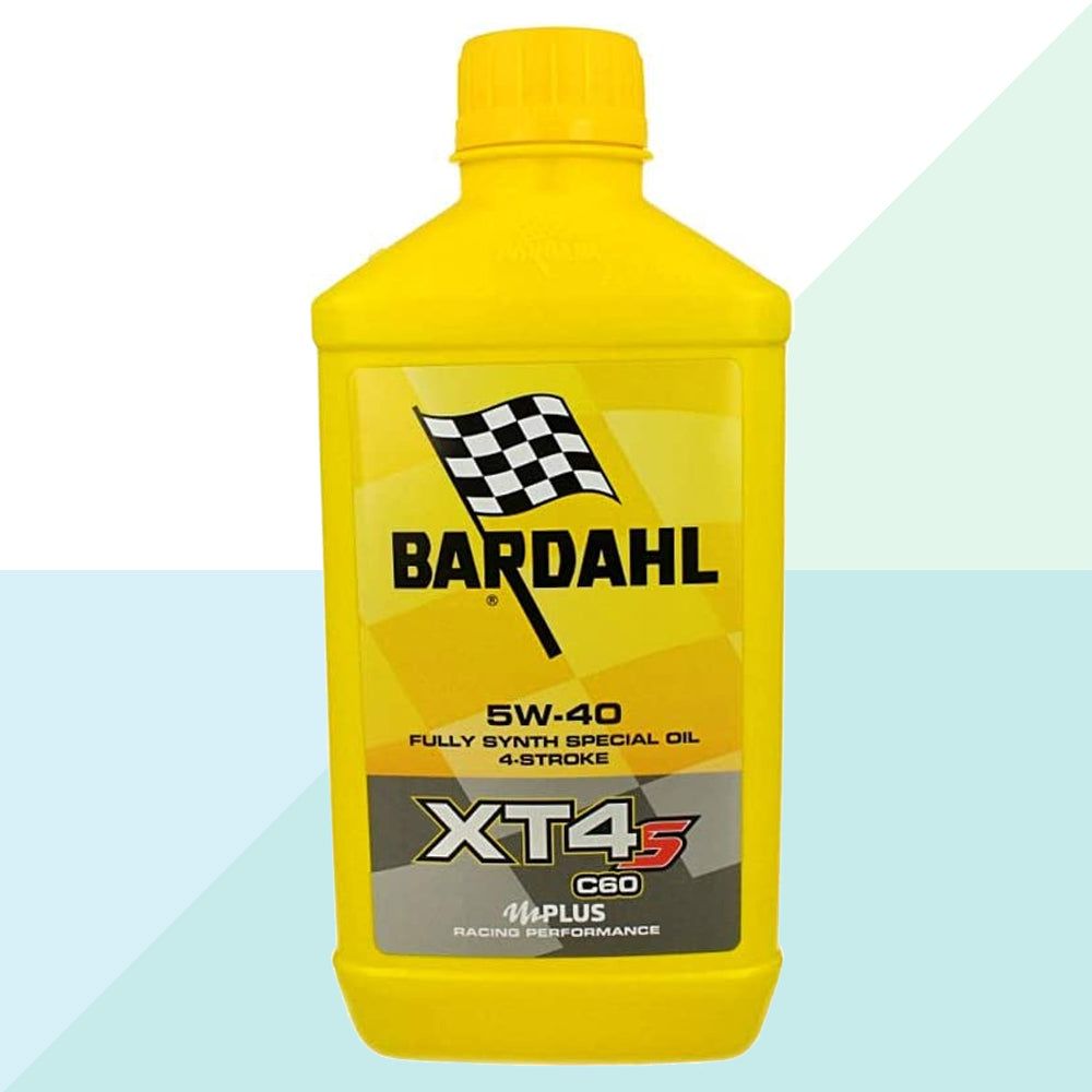 Bardahl 1 Litro Olio Motore Moto 4t XT4-S C60 5W40 100 % Sintetico New 355139 (7783203635420)