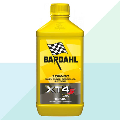Bardahl Olio Moto XT4-S C60 4T 10W60 Racing Hypersport & Off-Road 1 Litro 359139 (7783119487196)