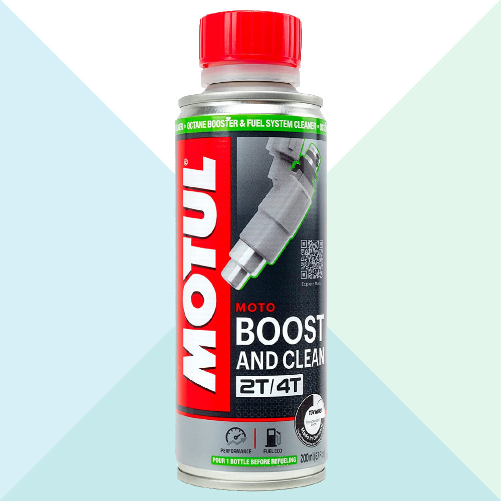 Motul Boost And Clean Moto Additivo Lavaggio Valvole ed Elevatore Ottani Moto 110873 (7931543257308)