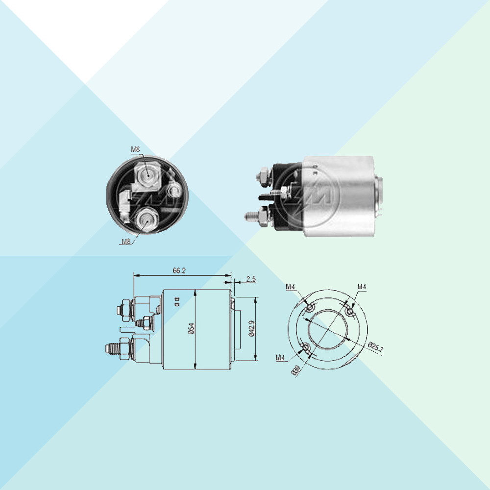 Era Elettromagnete Motore d'Avviamento 227233 (7447594926300)