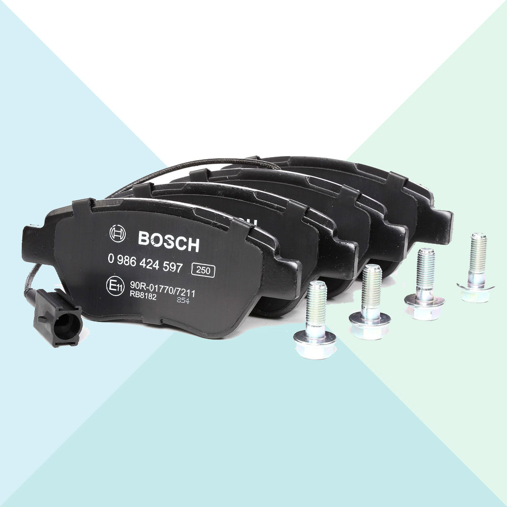 Bosch Kit Pastiglie Freno Assale Anteriore con Segnalatore Usura 0986424597 (6578101944478)