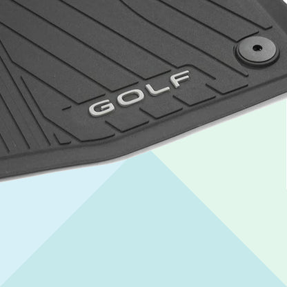 Tappetini gomma Volkswagen Golf VIII Anteriori e Posteriori Originali 5H106150082V (7939323265244)