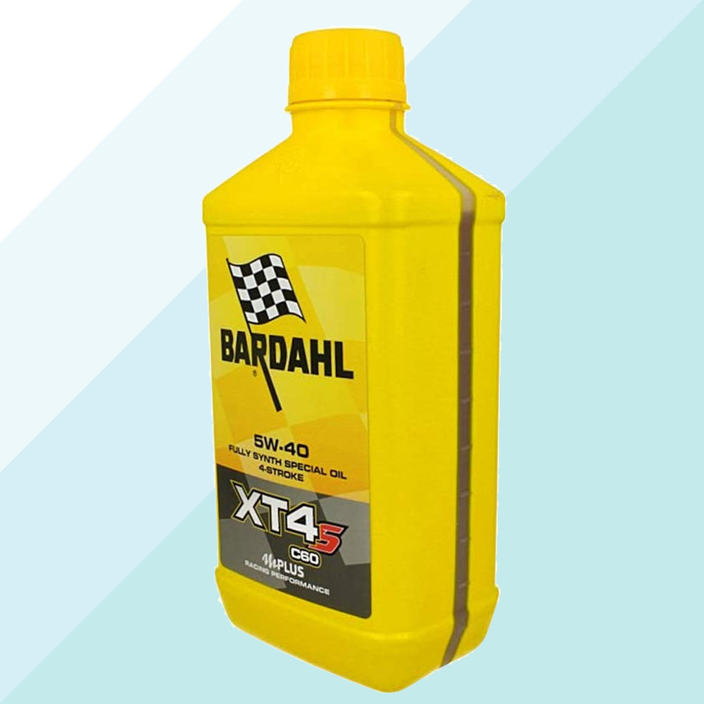 Bardahl 1 Litro Olio Motore Moto 4t XT4-S C60 5W40 100 % Sintetico New 355139 (7783203635420)