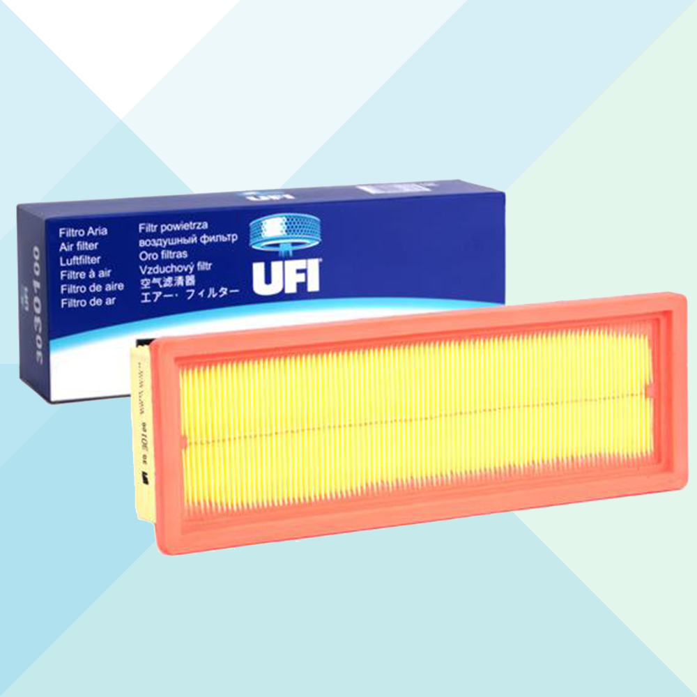 UFI Filtro Aria Fiat Panda Punto 500 Musa Ypsilon 1.2 1.4 8v 16v 30.301.00 (7835415019740)