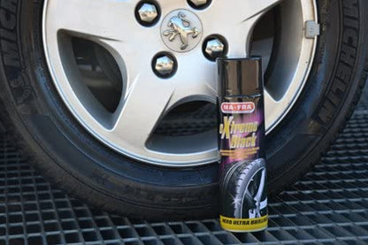 MAFRA Extreme Black Nero Gomme Lucidante Effetto Bagnato Super Brillante Spray H0790 (6059649597598)