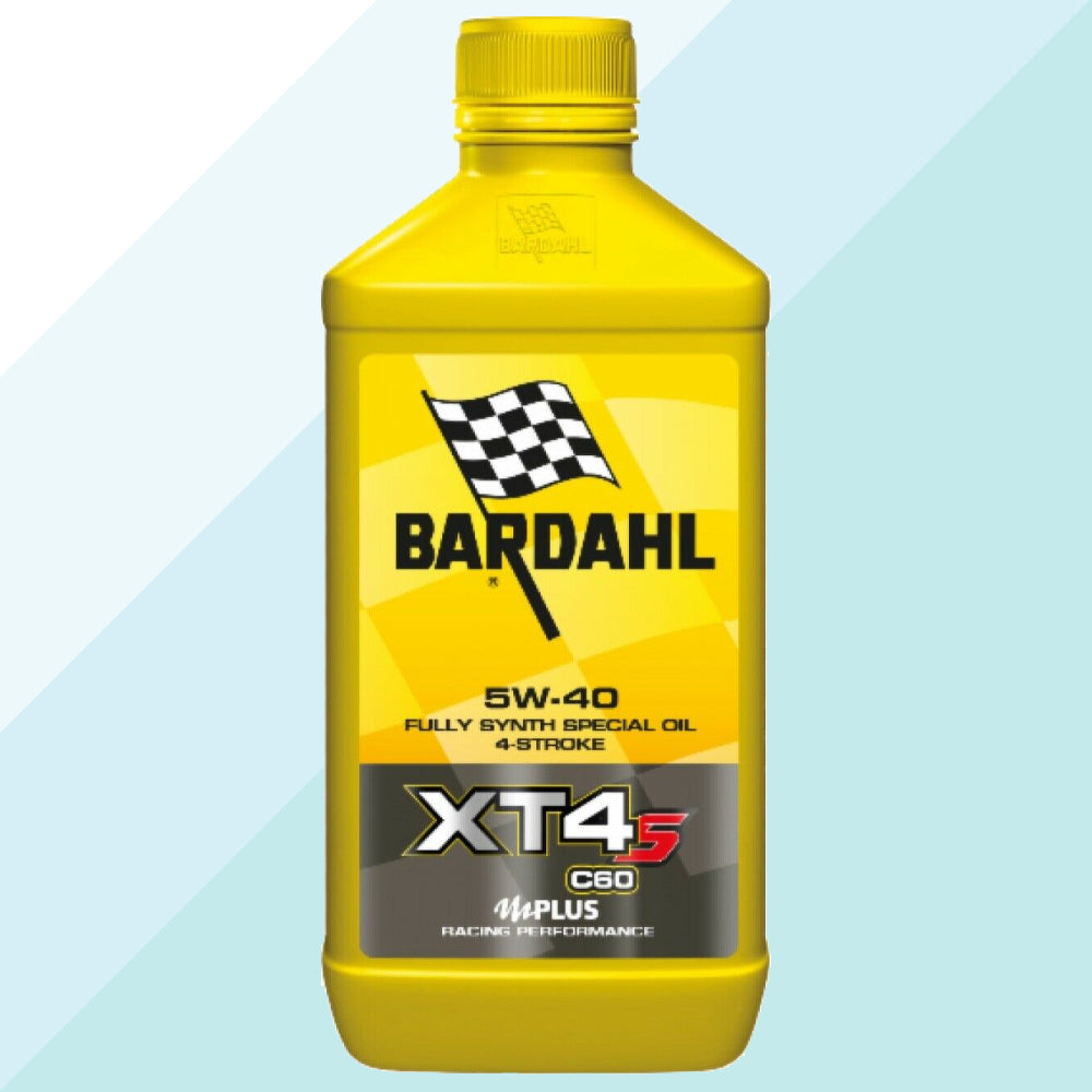 Bardahl 1 Litro Olio Motore Moto 4t XT4-S C60 5W40 100 % Sintetico New 355139 (7783203635420)
