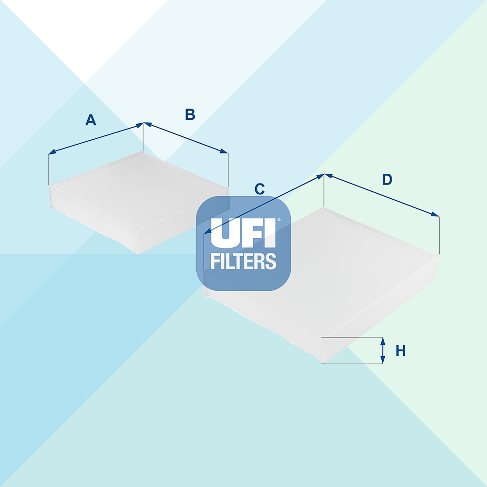 Ufi Filtro Abitacolo Citroen c3 ds3 ds5 c4 Cactus Peugeot 207 53.143.00 (7841774207196)