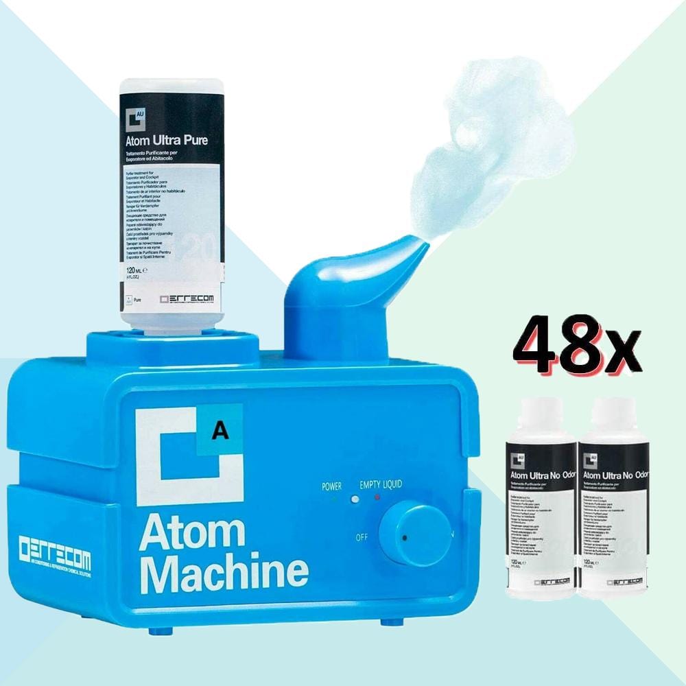 Errecom Nebulizzatore Atom Pulitore Igiene Ambienti e Clima + 48 Flaconi Pure da 120ml FERPCIGI04 (6055977189534)