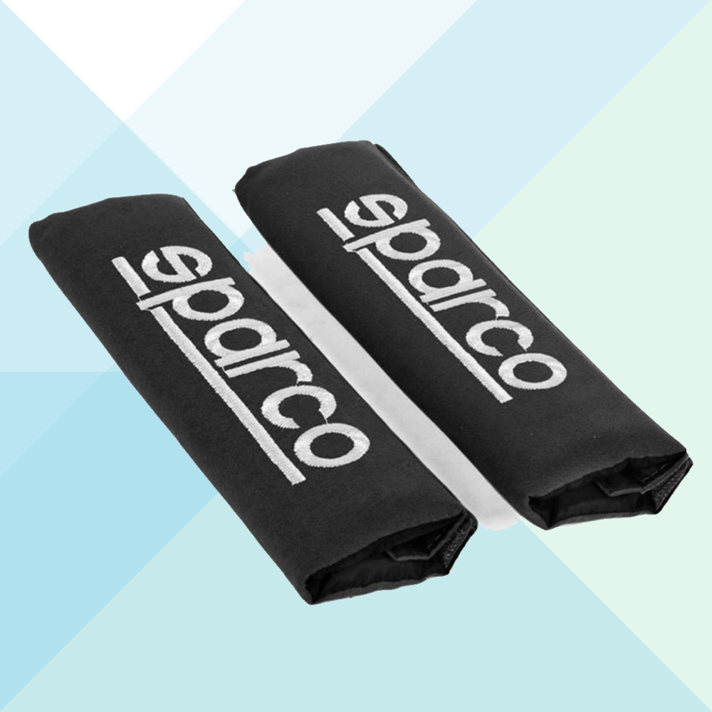 Sparco Cuscini Passacintura Neri Con Ricamo SPC1204BK (7430807847132)