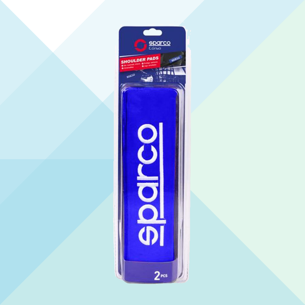Sparco Cuscini Passacintura Blu Con Ricamo SPC1204BL (7353763168476)
