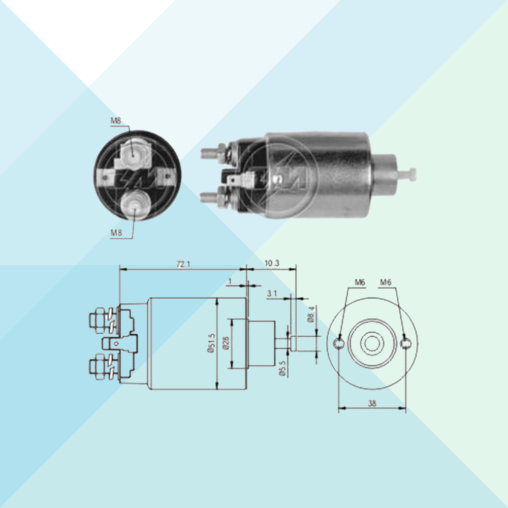 Era Elettromagnete Motore D'Avviamento ZM697 (7504745529564)