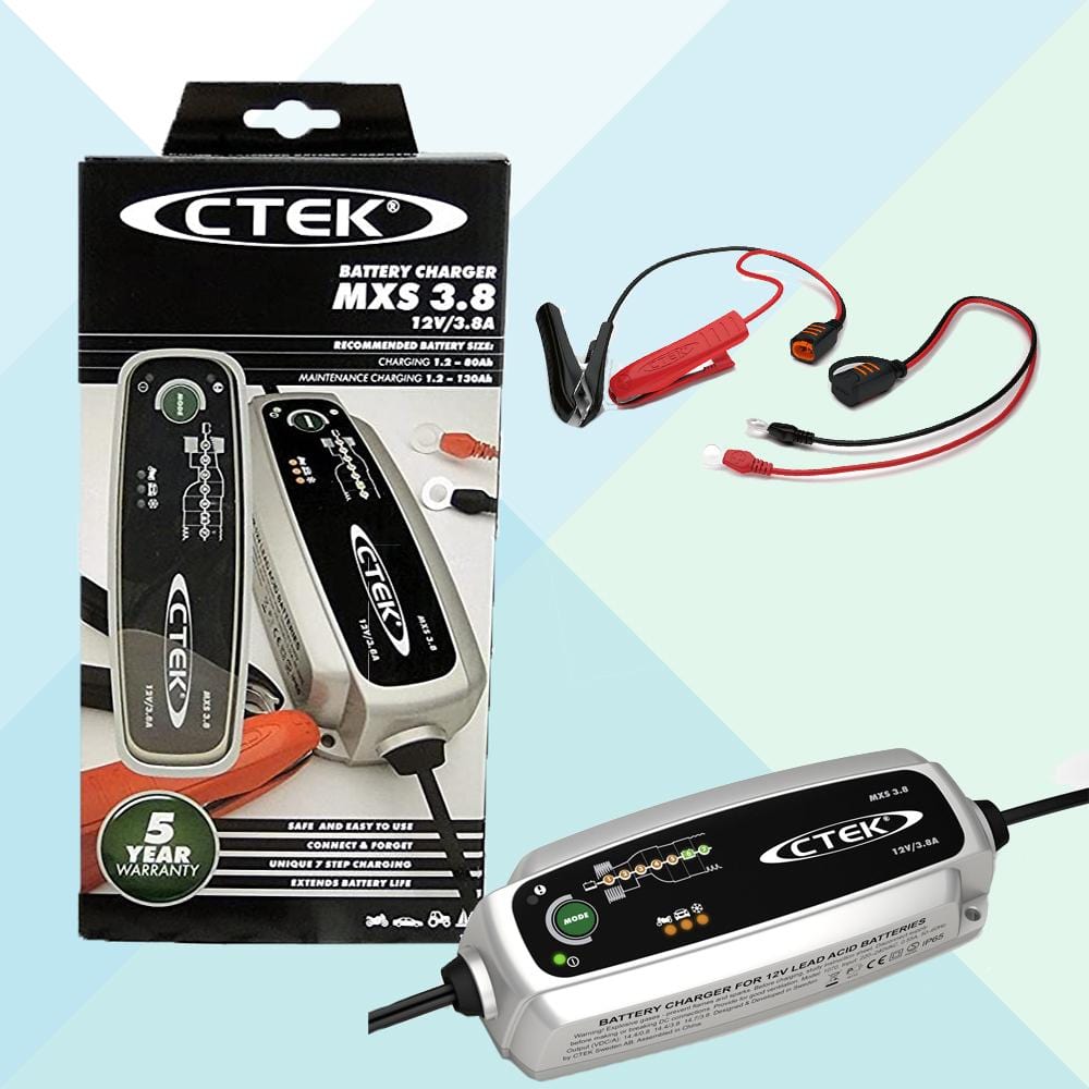 Ctek MXS 3.8 Intec Caricabatterie Auto Mantenitore Carica 14.7V - 3.8A 85  AH – Ricambi Auto 24