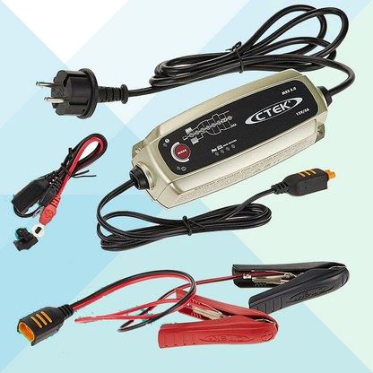 Caricabatterie CTEK MXS 5.0 - 12V 5A, Con Test Batteria E Alternatore, Desolfatazione - Foto 7