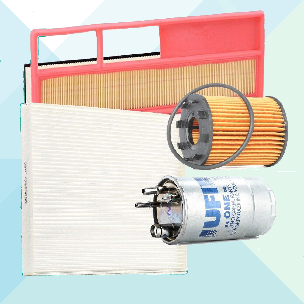 Ufi Kit Tagliando Grande Punto 1.3 Multijet 75CV 55KW Fiat Punto Motori Euro 4 25.043.00 25.031.00 24.ONE.00 30.265.00 53.124.00 (7730492604636)